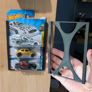 Stackable Packaged Hot Wheels Display Holder.