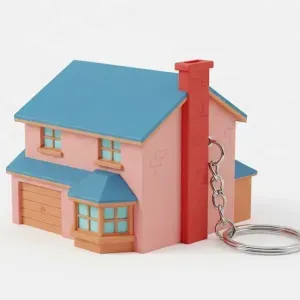 llavero casa e los simpson