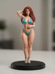Elegant Female Sculpture v5