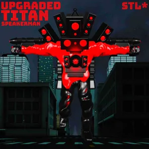 UPGRADED TITAN SPEAKERMAN FROM SKIBIDI TOILET | 3D FAN ART
