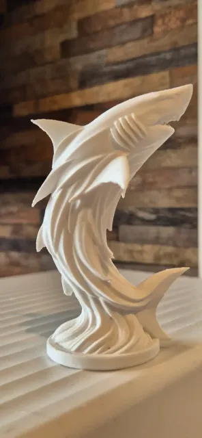 Elegant Modern Shark Sculpture