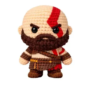 Kratos Crochet Style STL – God of War Amigurumi Inspired War