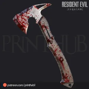 Leon Kennedy Tomahawk Axe – Residual Evil 9 Requiem Cosplay