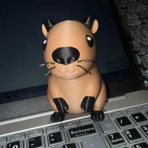 Cute Capybara 3D Model
