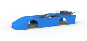 Shell of Vintage Asphalt Outlaw Super late model Scale 1:25