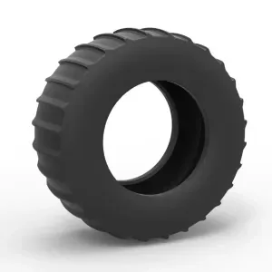 Tire of Vintage Pulling tractor Version 4 Scale 1:25