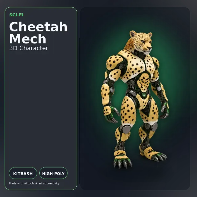 Creature Kitbash Collection – High-Poly Fantasy & Sci-Fi — Image 3 of 9