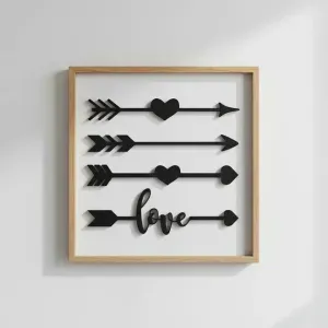 Love Arrows – 3D Wall Art