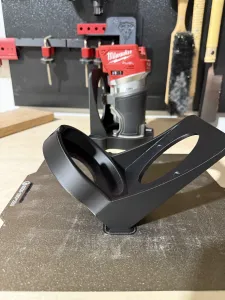 Milwaukee router wall mount with wrench storage