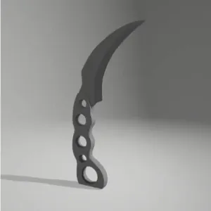 Karambit Tactical Fake Prop Knife Easy Print
