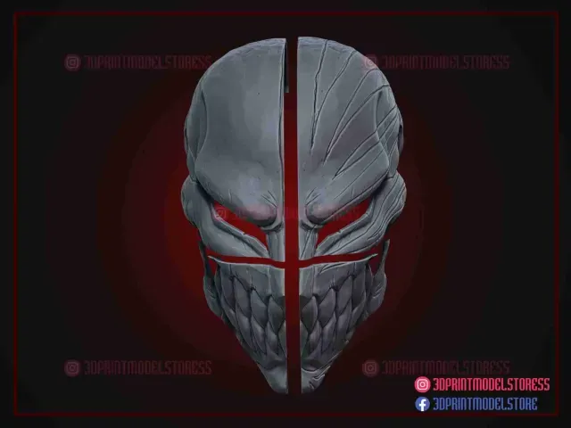 Hollow Mask - Kurosaki Ichigo Bleach Mask - Anime Cosplay — Image 9 of 9
