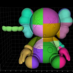 Life-Size Baby KAWS Figure