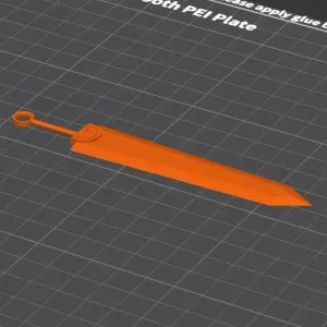 Berserk Dragonslayer's Sword KeyChain