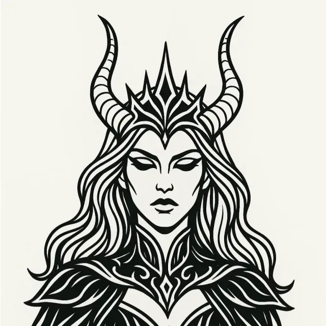 Dark fantasy women Wall decor