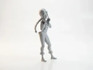 Kitara Avatar Figurine Anime Manga 3D Printable