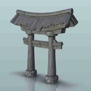 Tory gate - asian scenery terrain warhammer wargame
