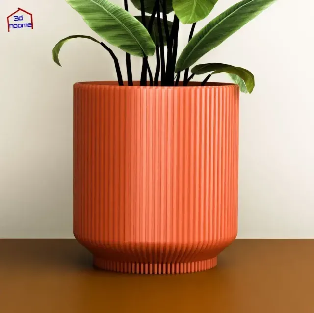 Ribbed Patterned Flower Pot — Фото 3 из 9