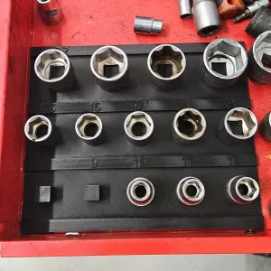 Werkstattwageneinlage 1/2" - Workshop trolley insert 1/2"
