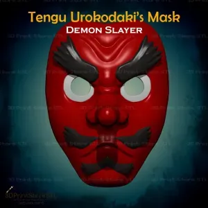 Sakonji Urokodaki Mask Cosplay Demon Slayer - STL File