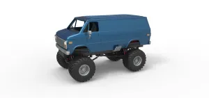 Monster Truck Van Version 2 Scale 1:25