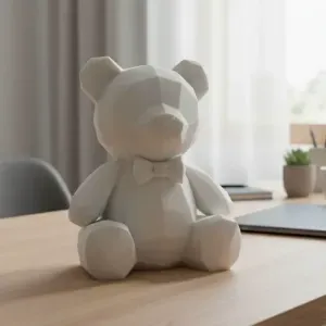 Low Poly Teddy Bear - Fast Print