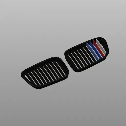 BMW E46 Compact Custom Kidney Grilles (M-Style) — Фото 2 из 5