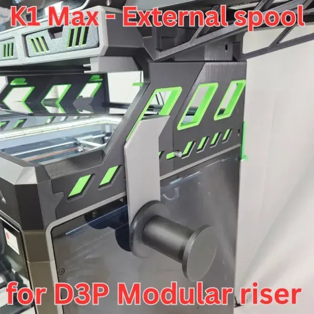 Interchangeable spool holder for K1 Max - K2 Plus D3P riser — Фото 5 из 8