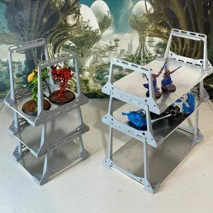 Bandejas de acero apilables Magentized Minis Colgadores