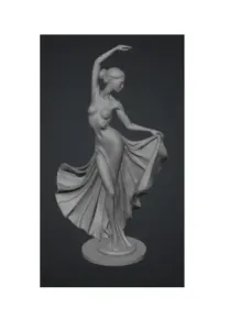 Marble Dancer in Motion