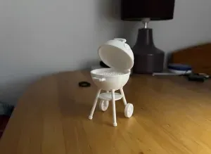 1:12 Scale Kettle Grill BBQ 3D Model