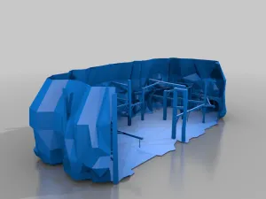 5 cave based army dioramas