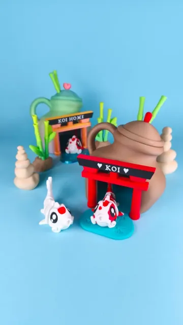 Diorama for Cute Flexi Animals, Koi Carp Edition — Фото 9 из 9