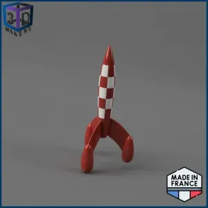 Tintin Rocket DIY Model Kit