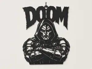 Dr Doom - Wall Art - Comic Fan Gift
