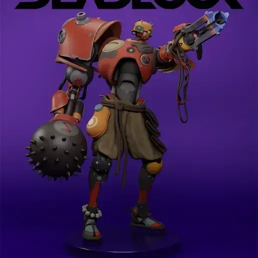 BEBOP | DEADLOCK | 3D PRINTABLE FIGURINE — Фото 2 из 9