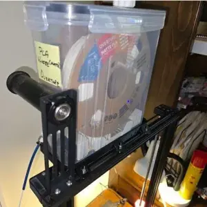 4L Cereal Box (filament box) shelf for 20mm top rail