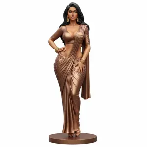 Copper Silk Empress – Indian Glam Collection