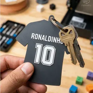 LLavero de Camisetas de Futbol - Ronaldhino