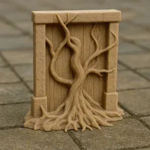 Rooted Portal D&D tabletop miniature