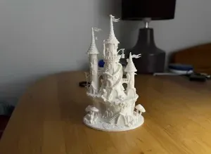 Fairy Mushroom Castle Fantasy Diorama