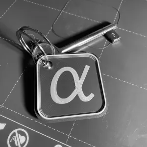 Alpha Keychain