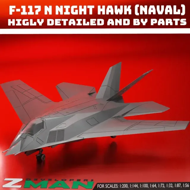 F-117N (NAVAL STEALTH BOMBER) V2 — Фото 4 из 9