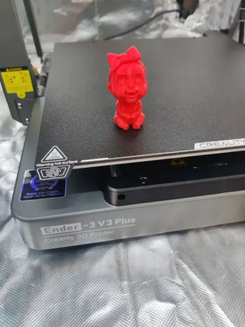 Adorable 3D printed baby girl figurine — Image 4 of 6