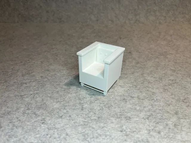 Dollhouse armchair miniature house — Image 4 of 7