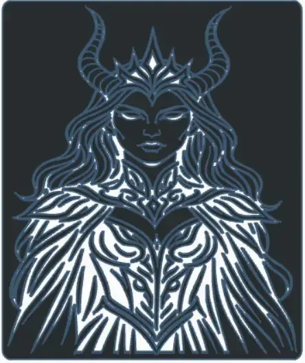 Dark fantasy women Wall decor — Фото 3 из 9