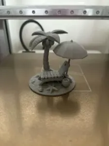 Tropical Beach Miniature Model