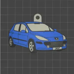 Peugeot 307 Keychain