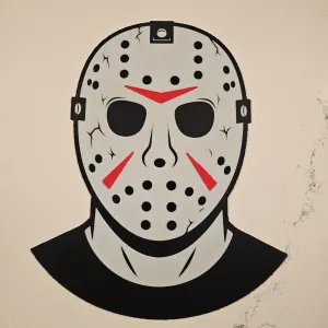 Jason Voorhees Friday the 13th wall art