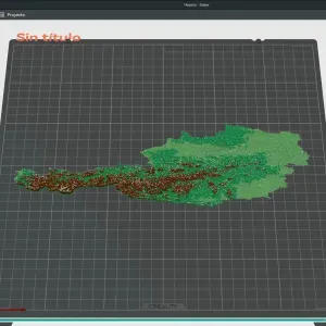 States of Austria. 3D Map puzzle (9 pieces)