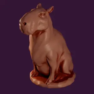 Capybara 3D print model
